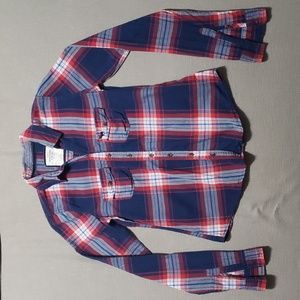 Abercrombie & Fitch Women's Long Sleeve Plaid Shirt Size Small